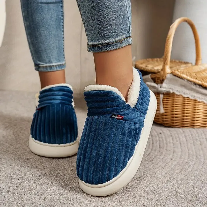 Non Duality | Cozy Corduroy Slippers