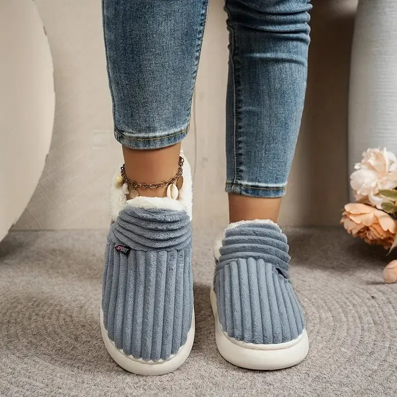 Non Duality | Cozy Corduroy Slippers