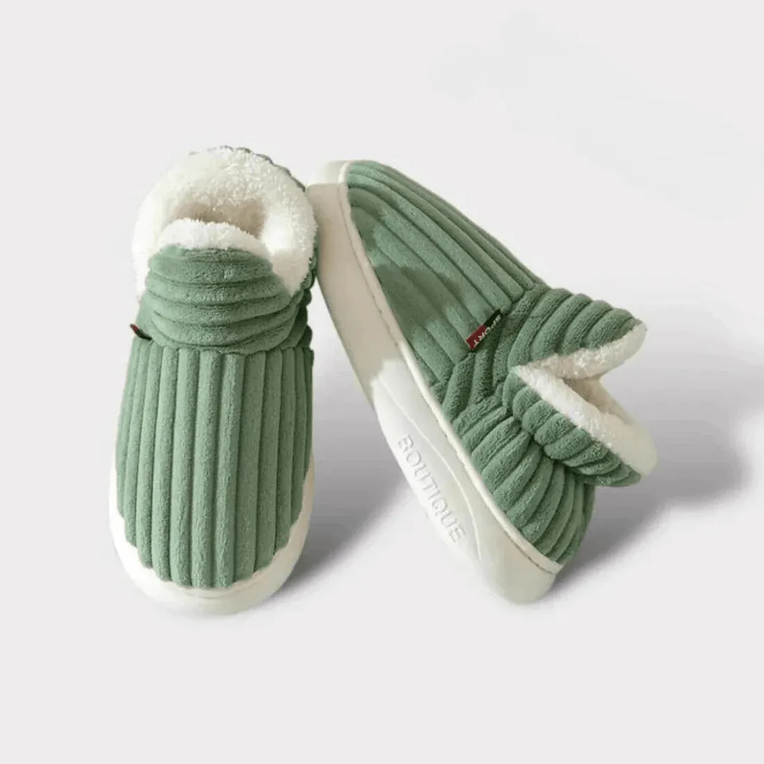 Non Duality | Cozy Corduroy Slippers