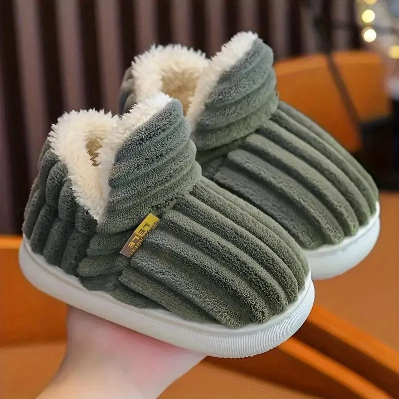 Non Duality | Cozy Corduroy Slippers