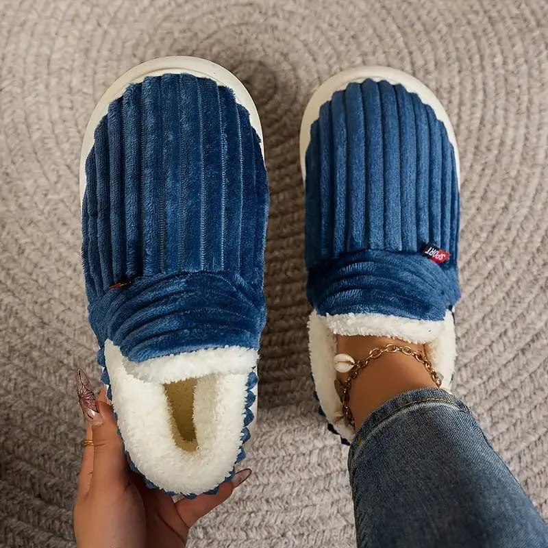 Non Duality | Cozy Corduroy Slippers