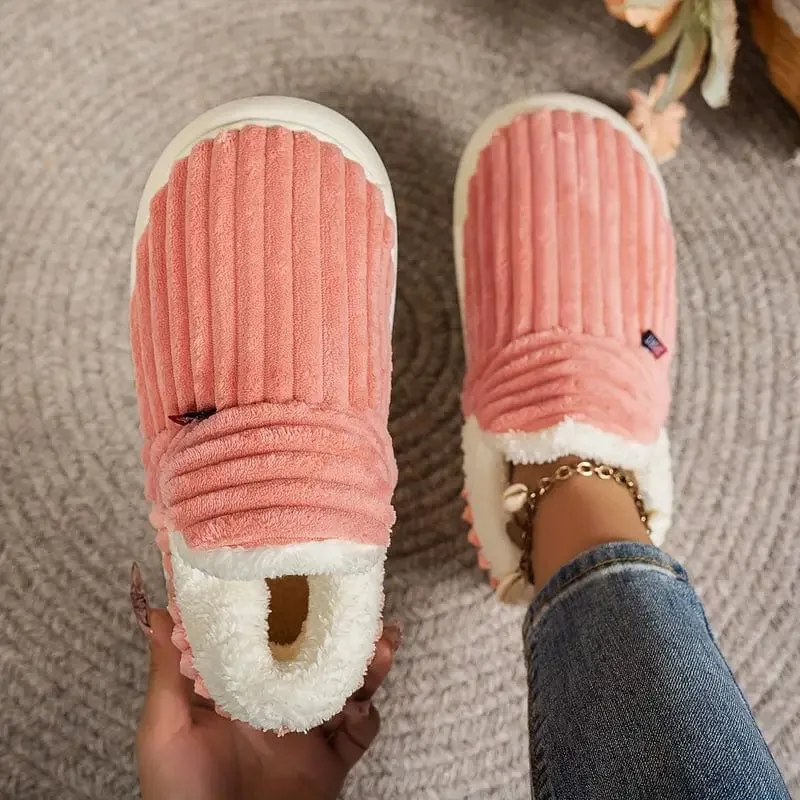 Non Duality | Cozy Corduroy Slippers