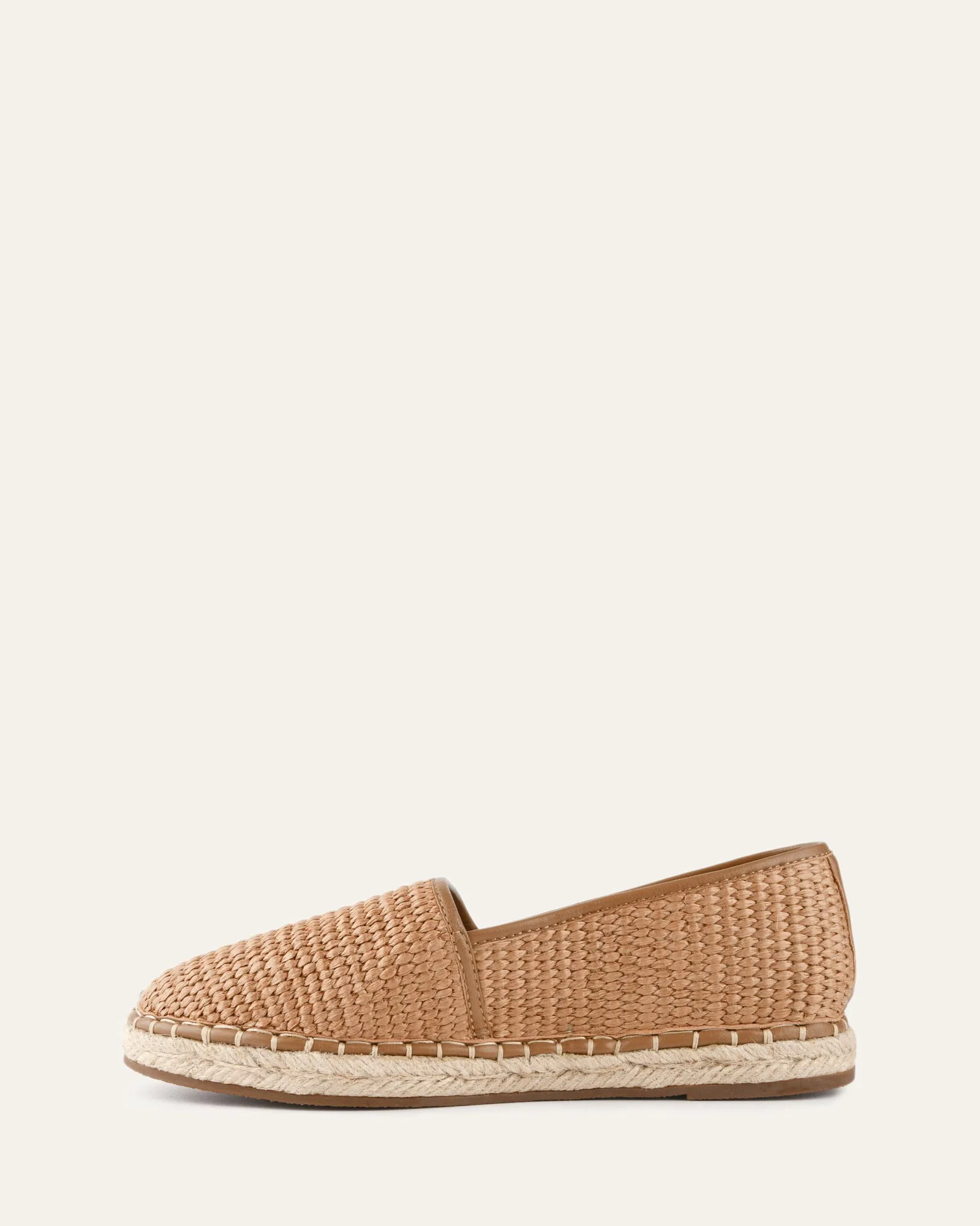 OAKLEY LOAFERS TAN RAFFIA