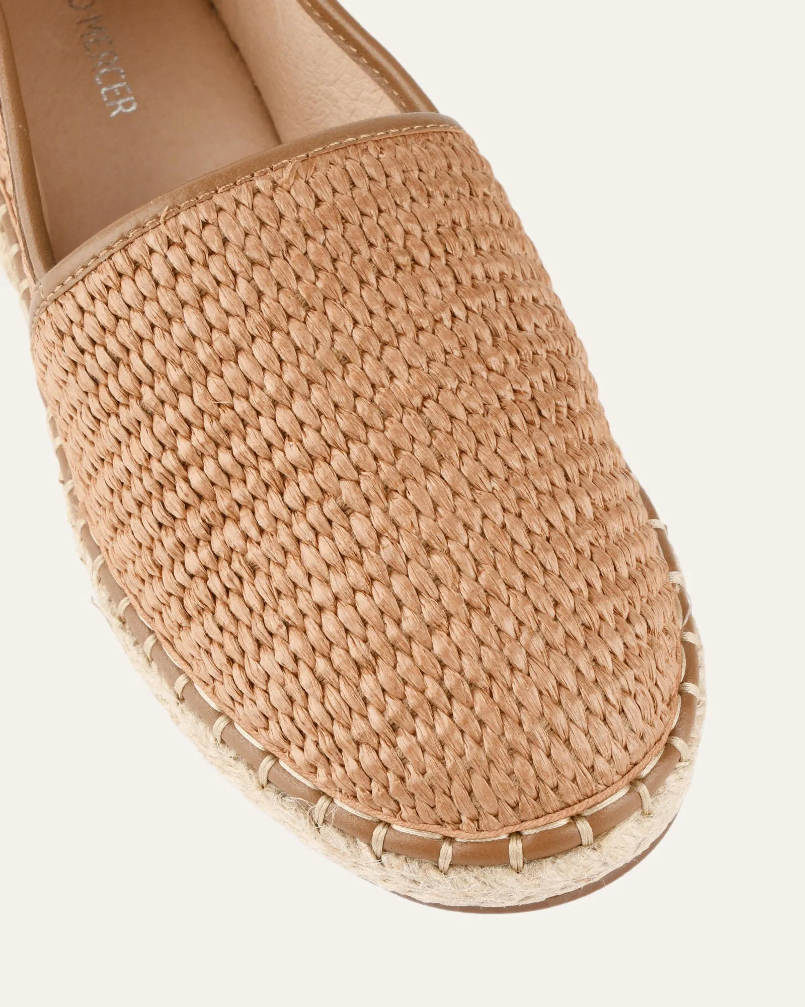 OAKLEY LOAFERS TAN RAFFIA