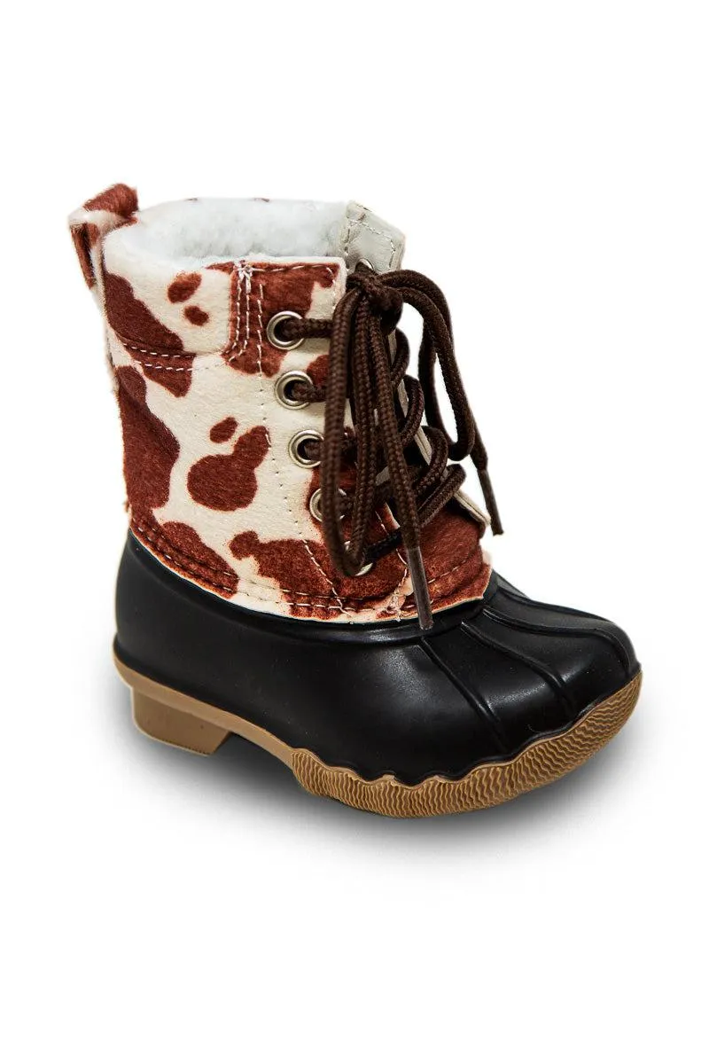 Patterned Winter Boots