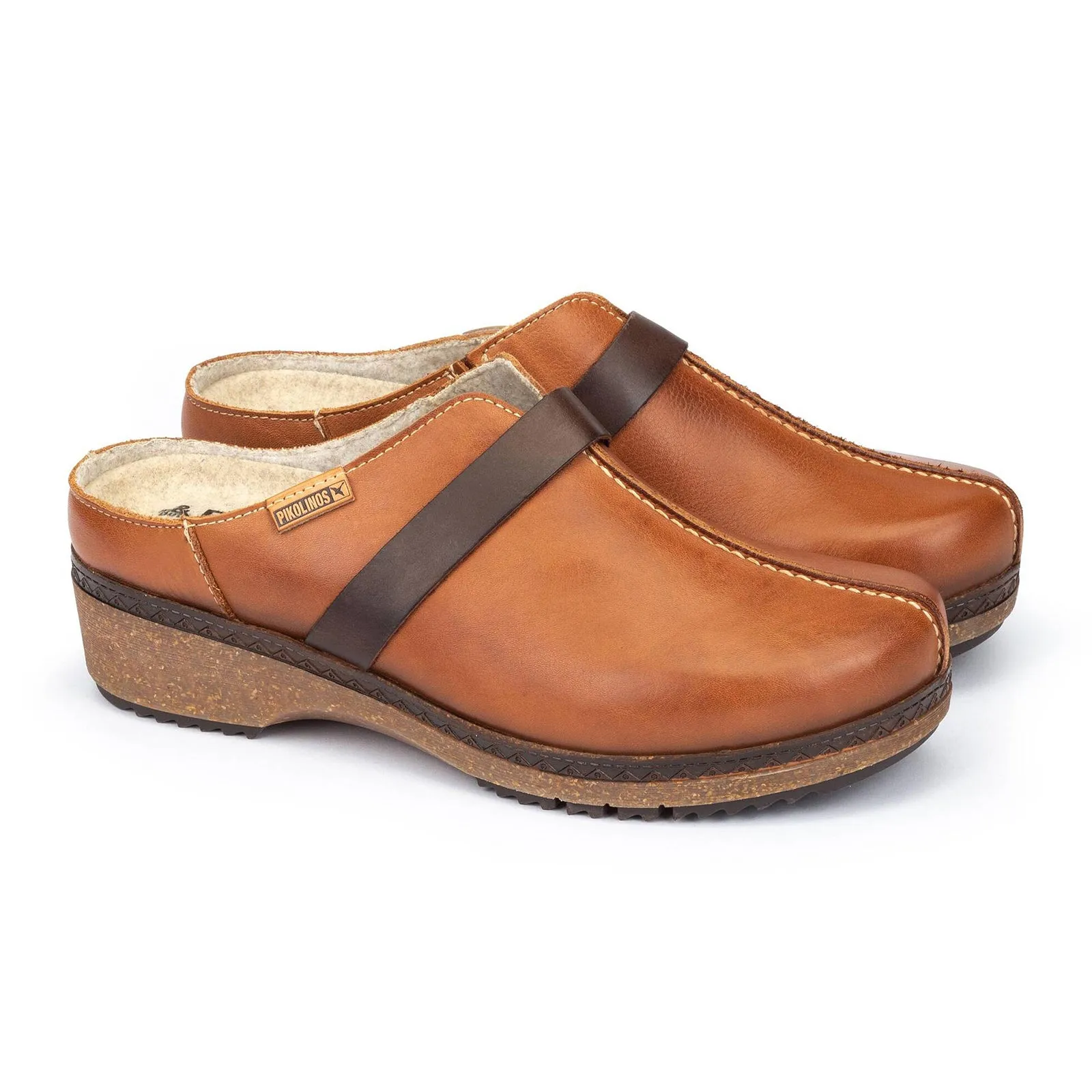 Pikolinos Granada W0W-3590C1 Clog (Women) - Brandy Leather