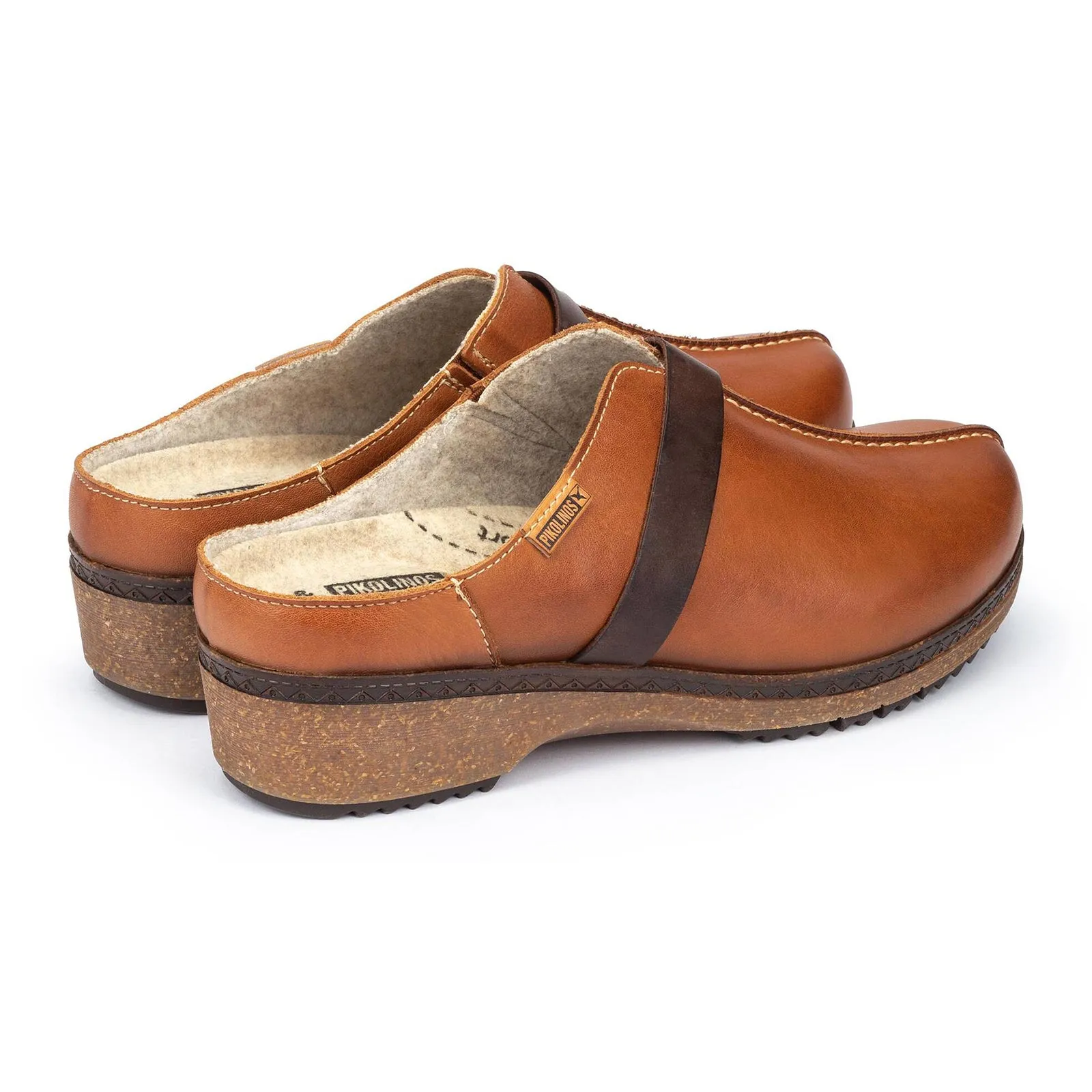 Pikolinos Granada W0W-3590C1 Clog (Women) - Brandy Leather