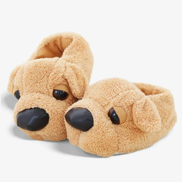 Puppy Pals - Ultra-Cozy Dog Face Slippers