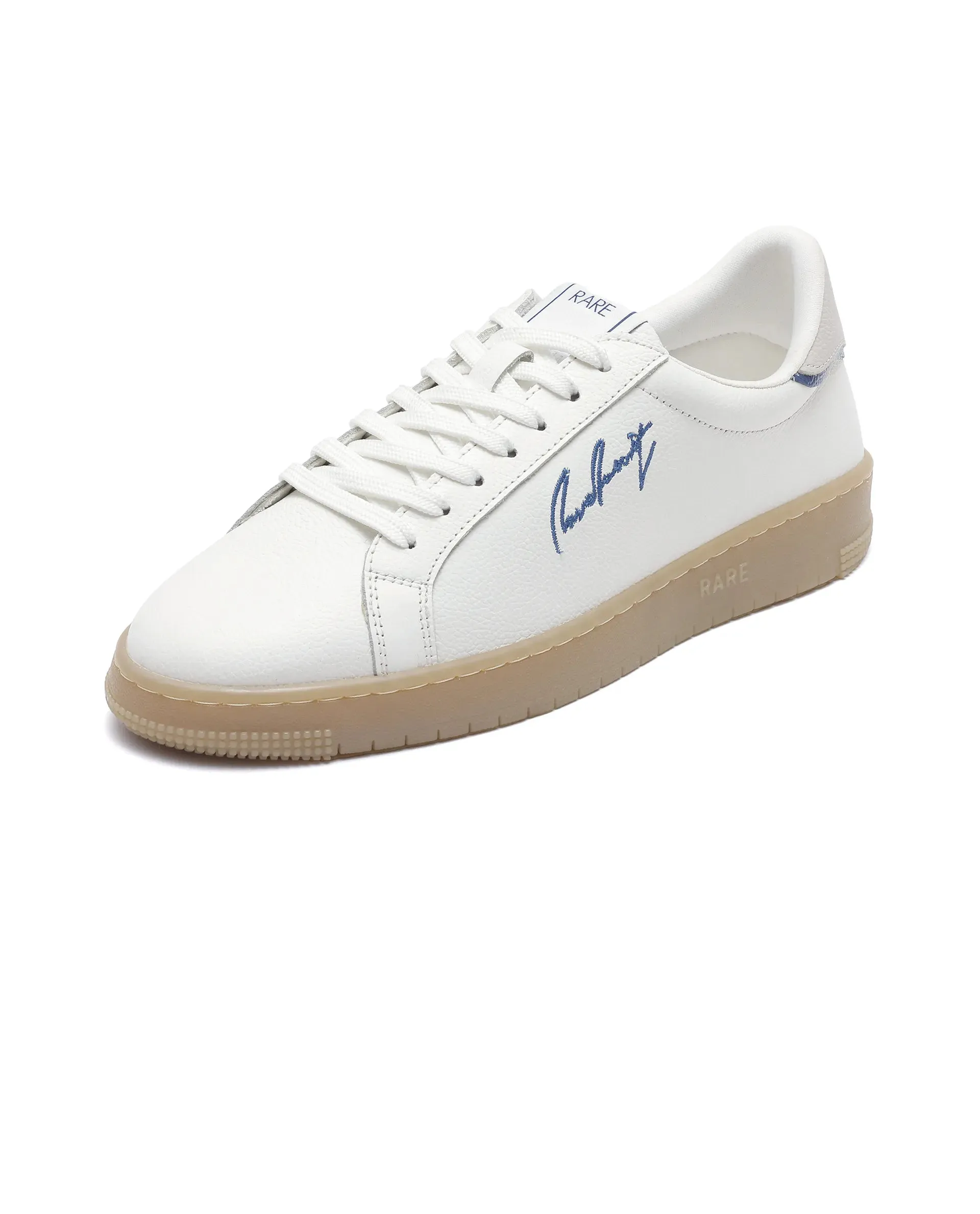 Rare Rabbit Men Elliot White Lace-Up Closure Sneaker