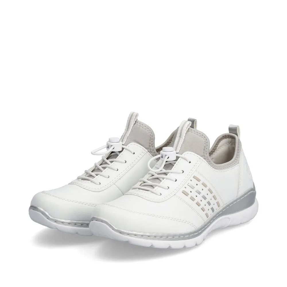 Rieker L3259 Ladies Shoes White