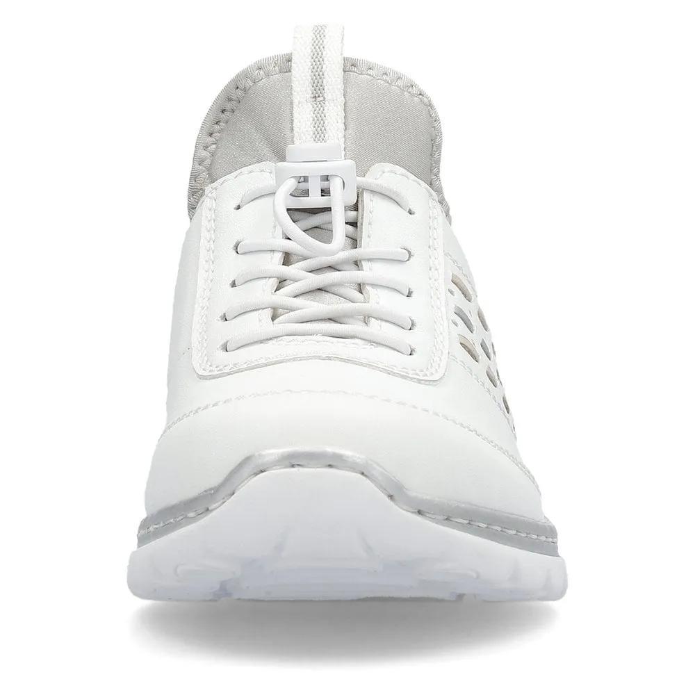 Rieker L3259 Ladies Shoes White