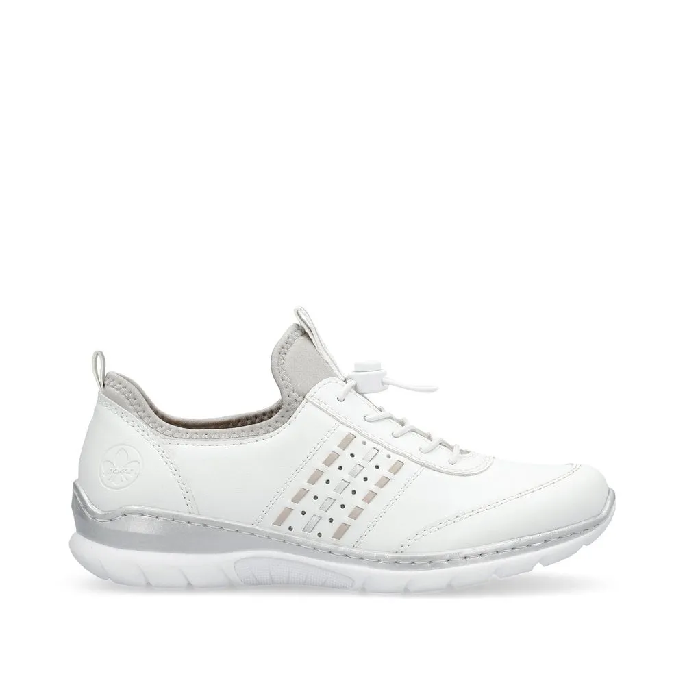 Rieker L3259 Ladies Shoes White