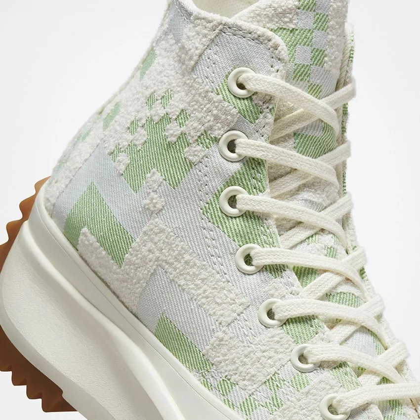 Run Star Hike Hi Crafted Jacquard in Egret Matcha