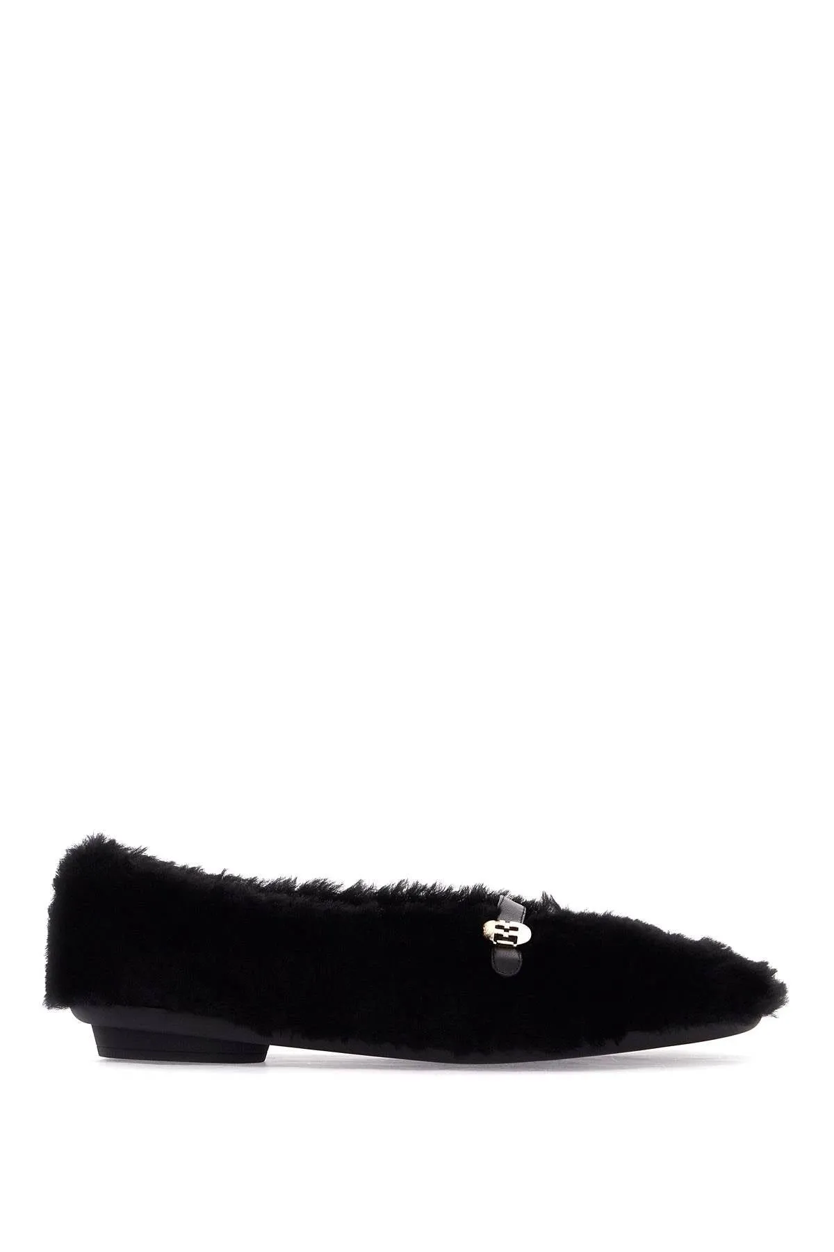 SHEARLING BALLET FLATS