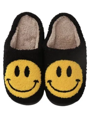 Smiley Face Cozy Slippers