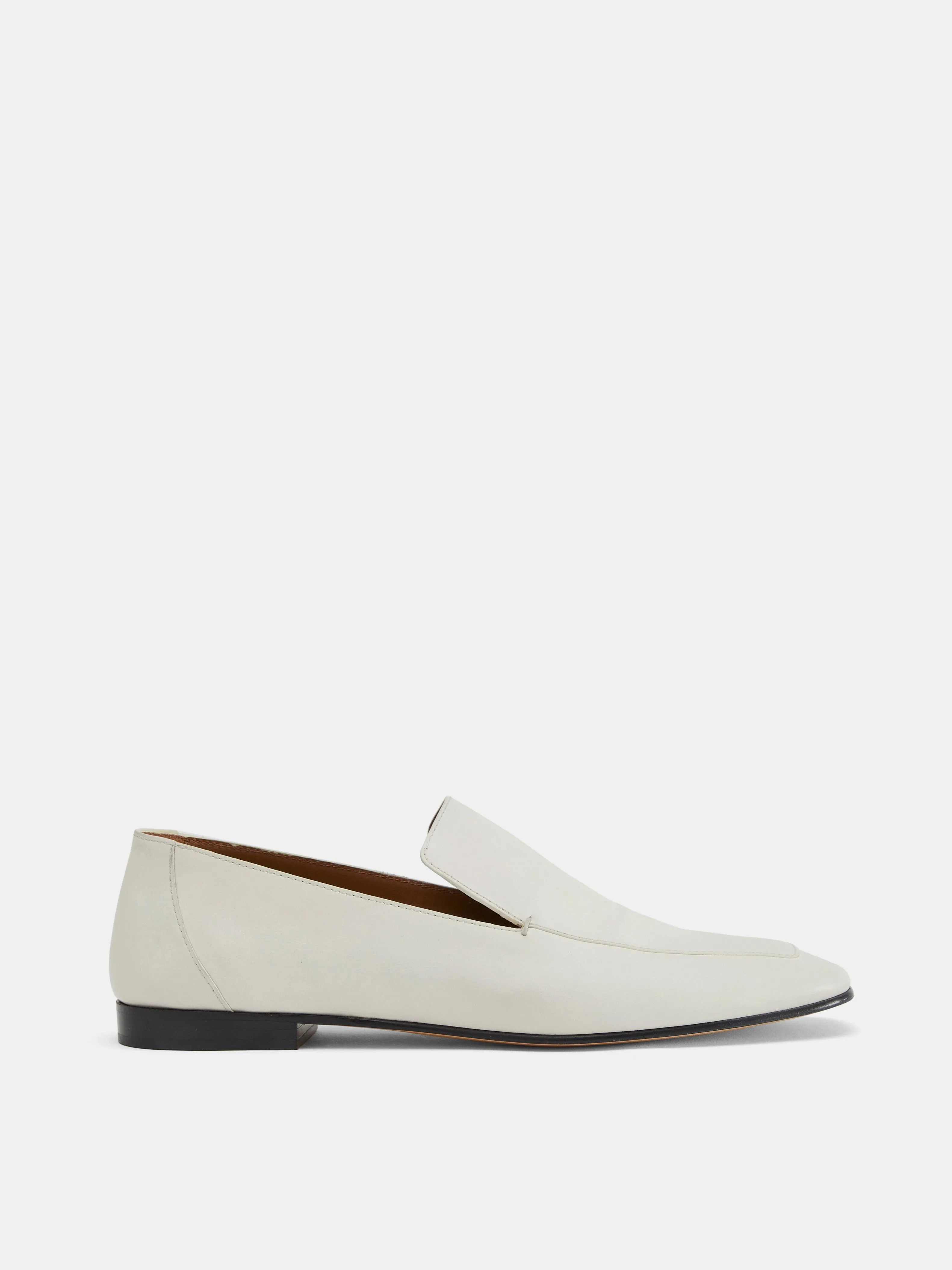 Soft Loafer / Ecru Leather