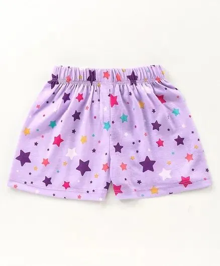 Stars Front Frill Top and Short Set