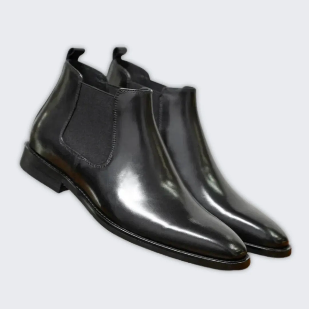 Stylish Premium Leather Chelsea Boots for Men - Comfort & Elegance