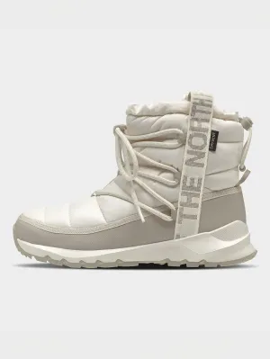 Thermoball Lace Up WP Gardenia White/Silver Grey Boots