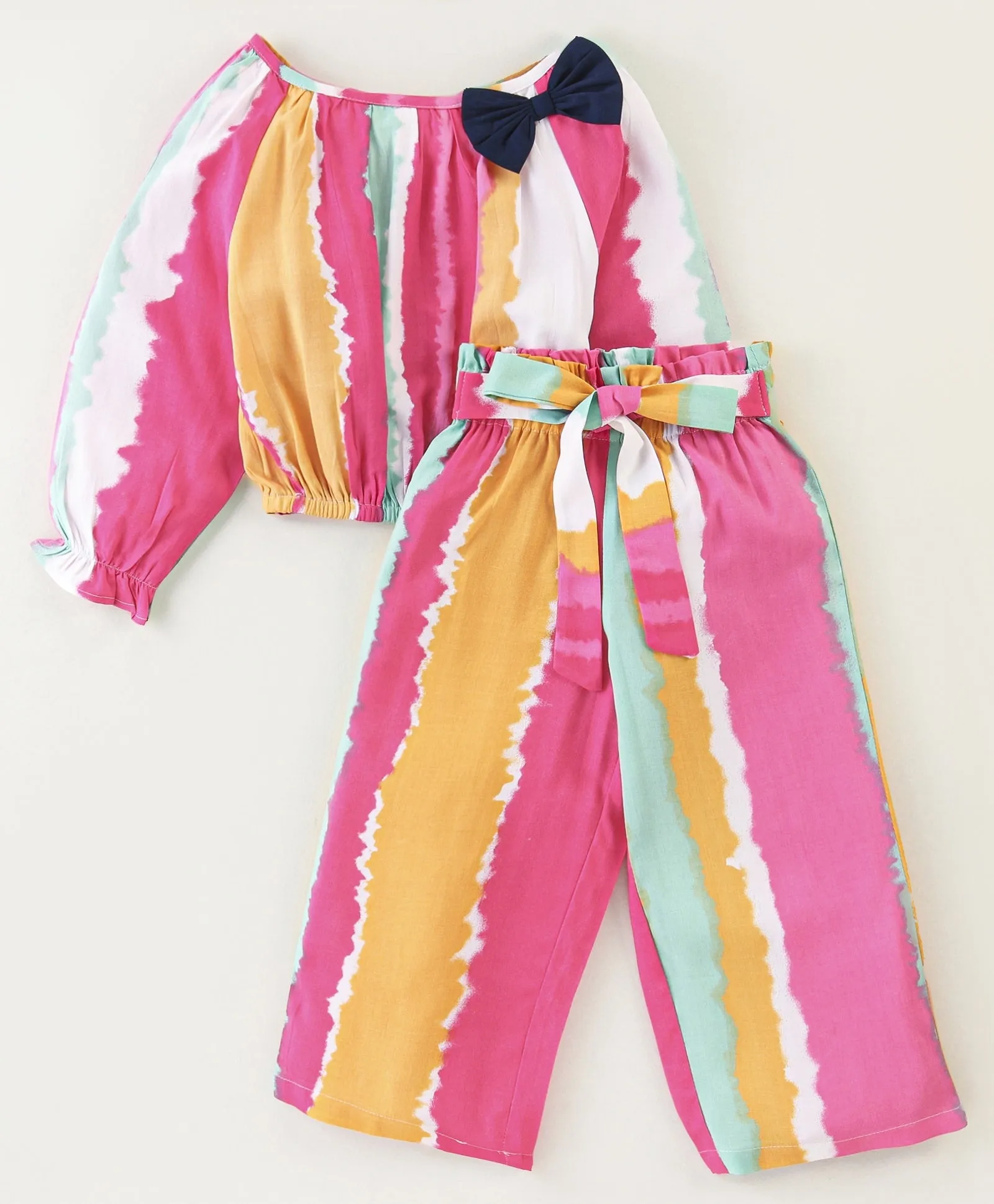 Tie and Dye Printed Full Sleeves Co-ord Set