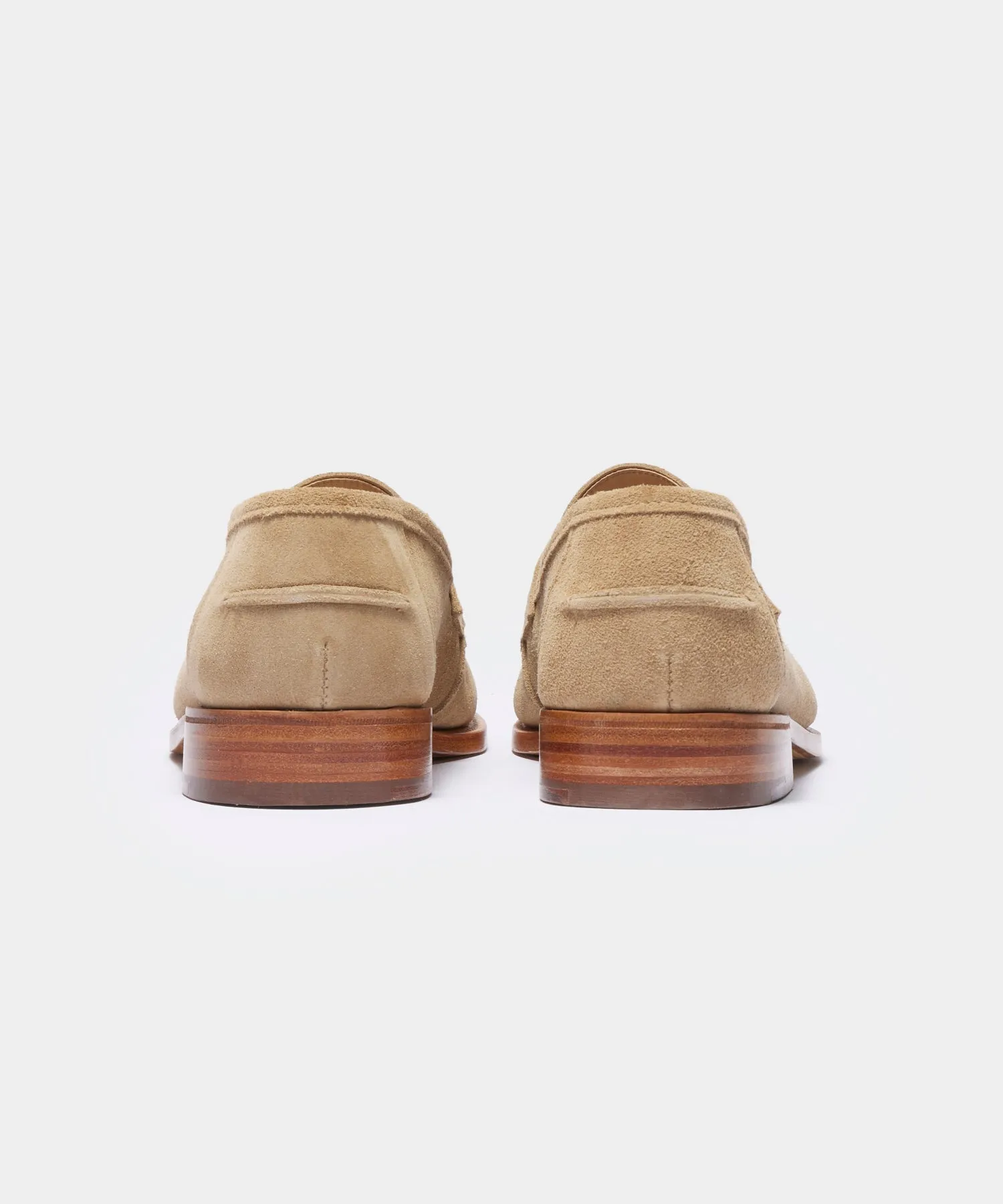 Todd Snyder x Sanders Edwin Loafer in Milkshake Suede