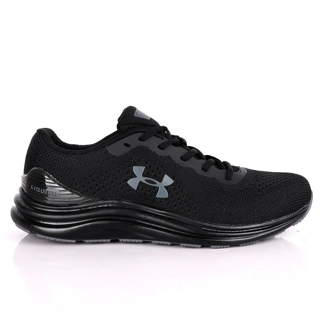 UA Charged Spark All Black Sneakers