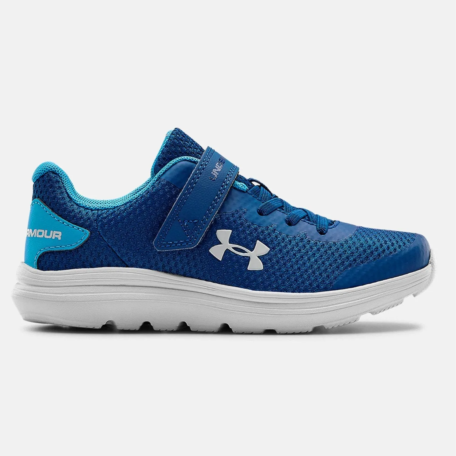 Under Armour Graphite Blue/Electric Blue/Halo Grey Surge 2 A/C Children’s Sneaker