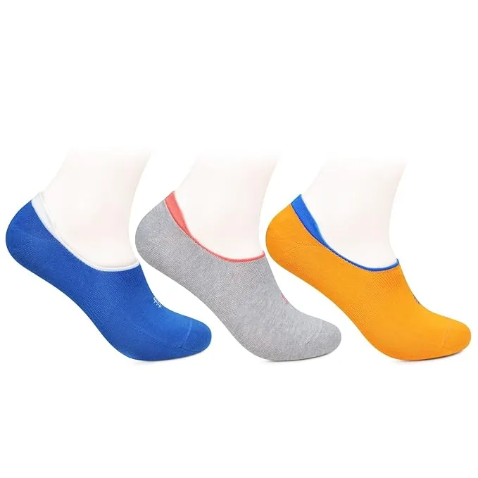 Unisex Cotton Loafer Socks - Pack of 3