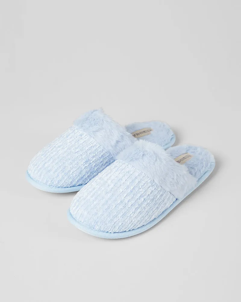 WOMEN'S COZY CHENILLE SLIPPERS