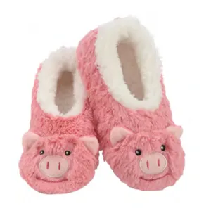 Women's Furry Animals Cozy Snoozies® Pink Pig