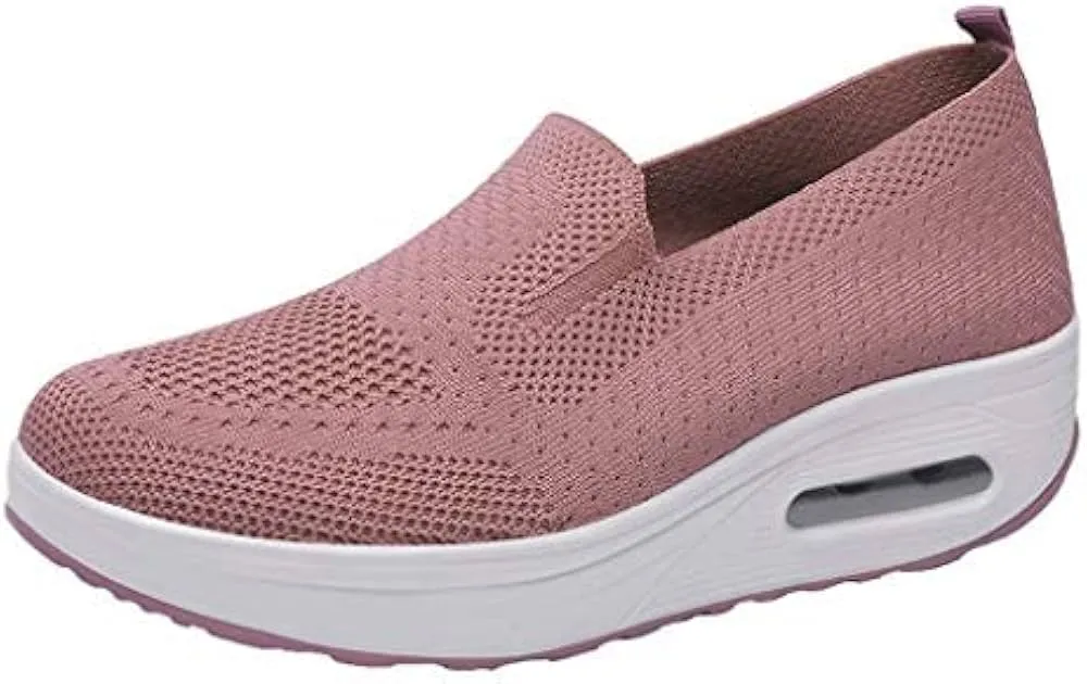 Women's Orthopedic Slip-On Walking Shoes, Comfort , Lightweight Soft Casual Sneakers     B249274